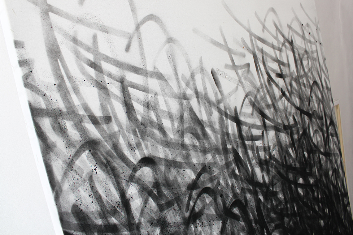 Toile graffiti art contemporain